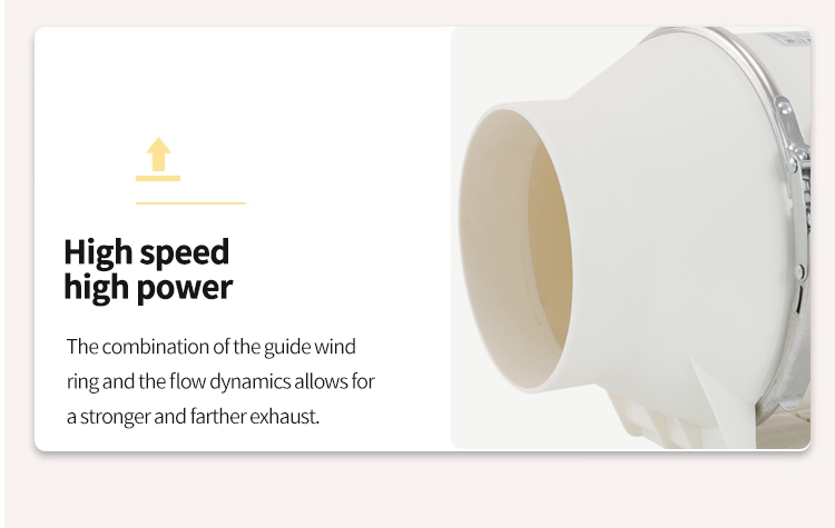 ST-100H 대각선 흐름 파이프 라인 부스터 팬