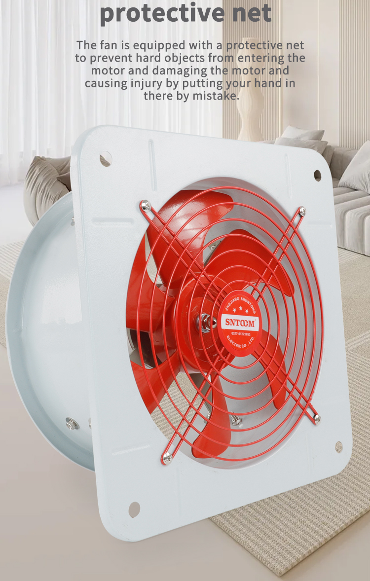 12-28 인치 에너지 절약 및 저음 BFAG 폭발성 공압 축 흐름 팬 