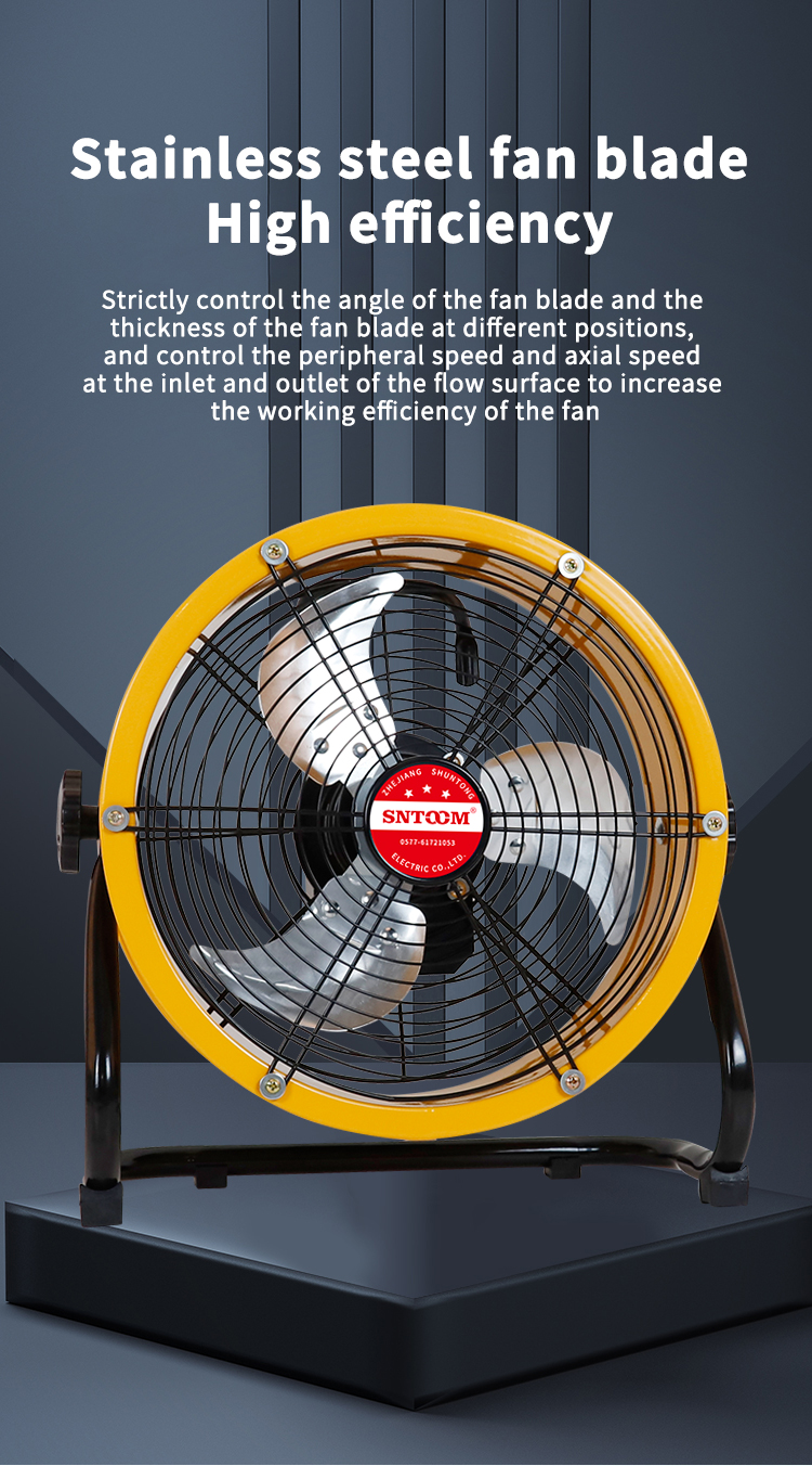 스테인리스 스틸 팬 블레이드 하이 효율 