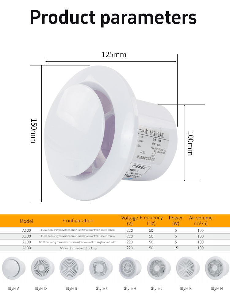 제품 매개 변수