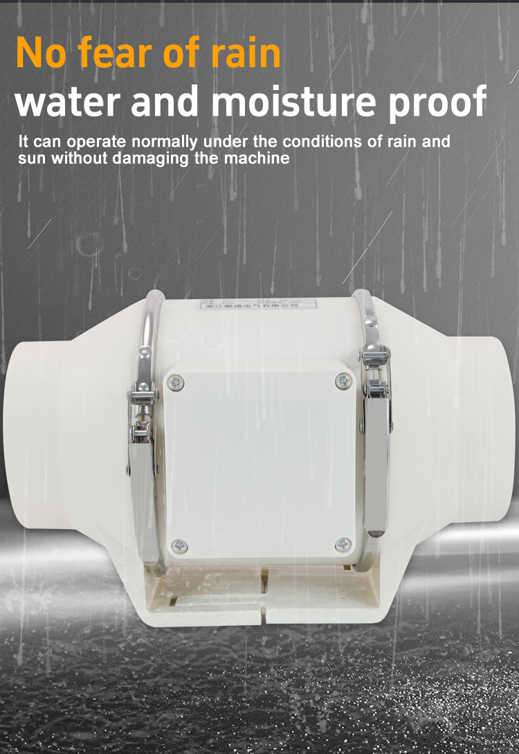 ST-100H Diagonal Flow Pipeline Booster 팬 