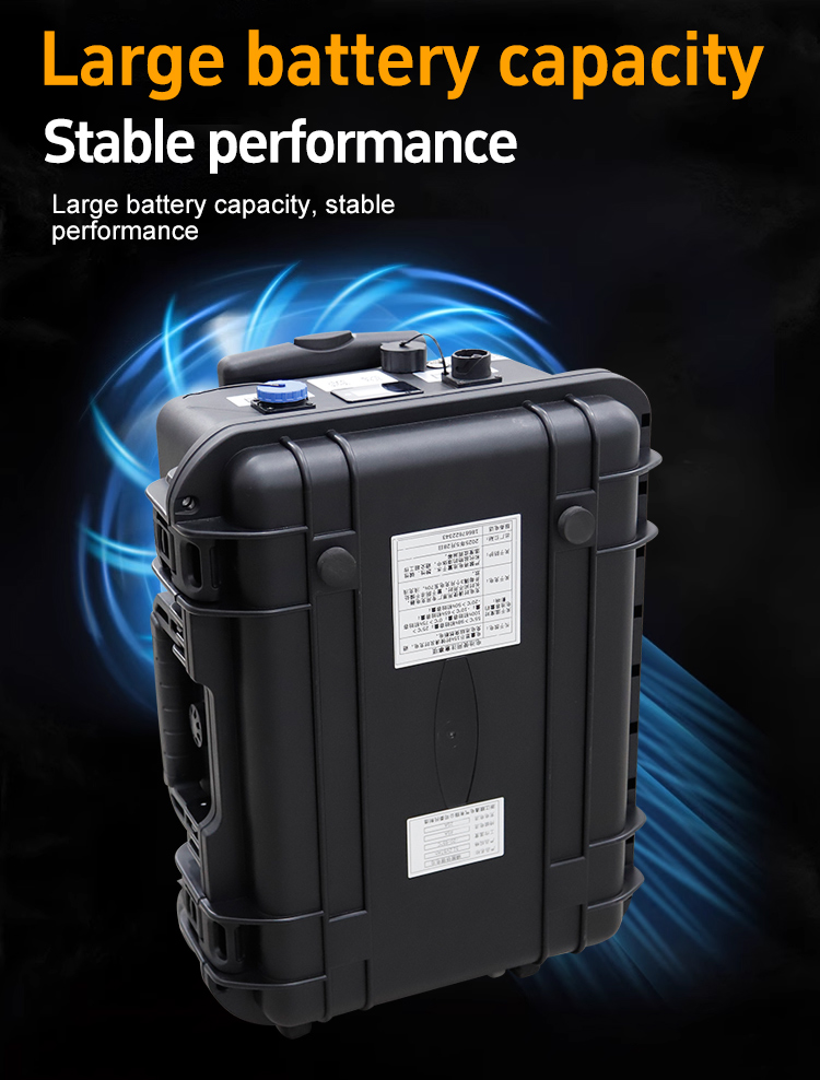 연기 추출기에는 큰 배터리 용량이 있습니다. 