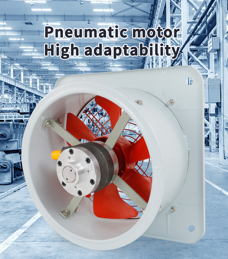 12-28 인치 에너지 절약 및 저 네이즈 BFAG 폭발성 공압 축 방향 유동 팬 