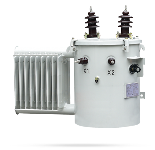 11kV 단일 위상 컬럼 장착 오일-이량제 변압기